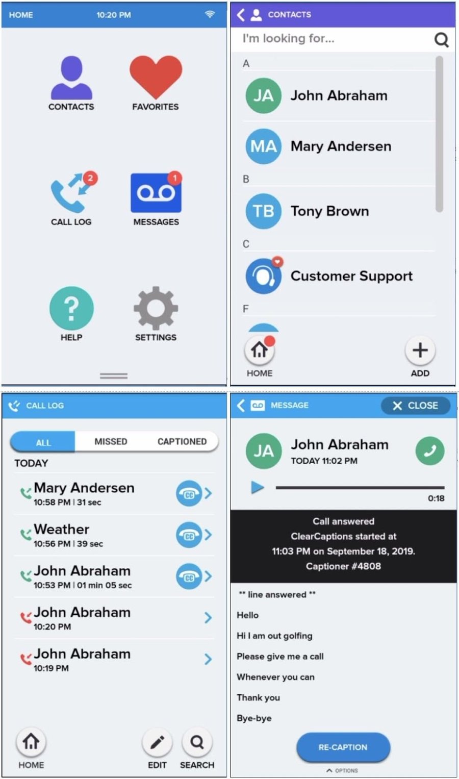 ClearCaptions Blue Phone Reaches 10,000 users